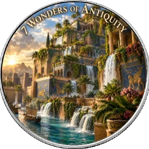 Srebrna moneta Amerykański Orzeł 7 Wonders of Antiquity: Hanging Gardens of Babylon 1 uncja srebra 2026