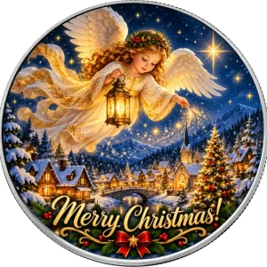Amerykański Orzeł The Christmas Angel 1 uncja srebra 2026