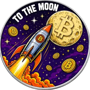Srebrna moneta Amerykański Orzeł To The Moon 1 uncja srebra 2026