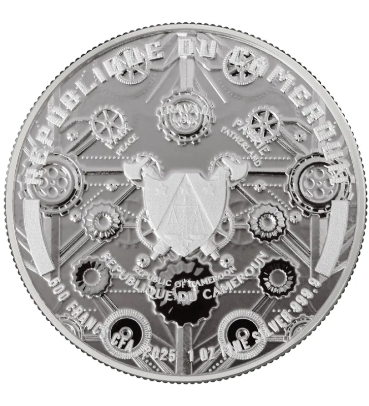 Srebrna moneta Dieselpunk The Punk Universe 1 uncja srebra BU - obrazek 2