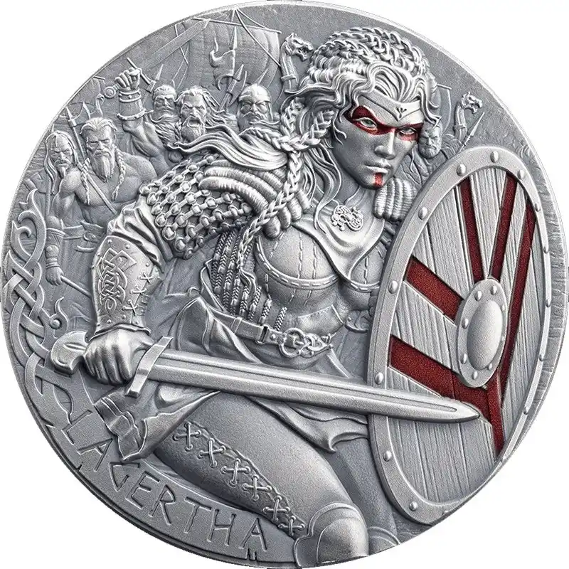 Srebrna moneta The Way to Valhalla: Lagertha 2 uncje srebra 2026