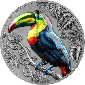 Srebrna moneta Rainbow Toucan Representatives of the Species 2 uncje srebra 2026 HR